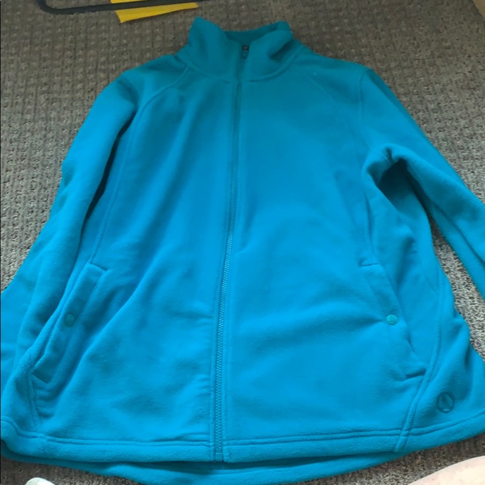 Lands’ End fleece coat